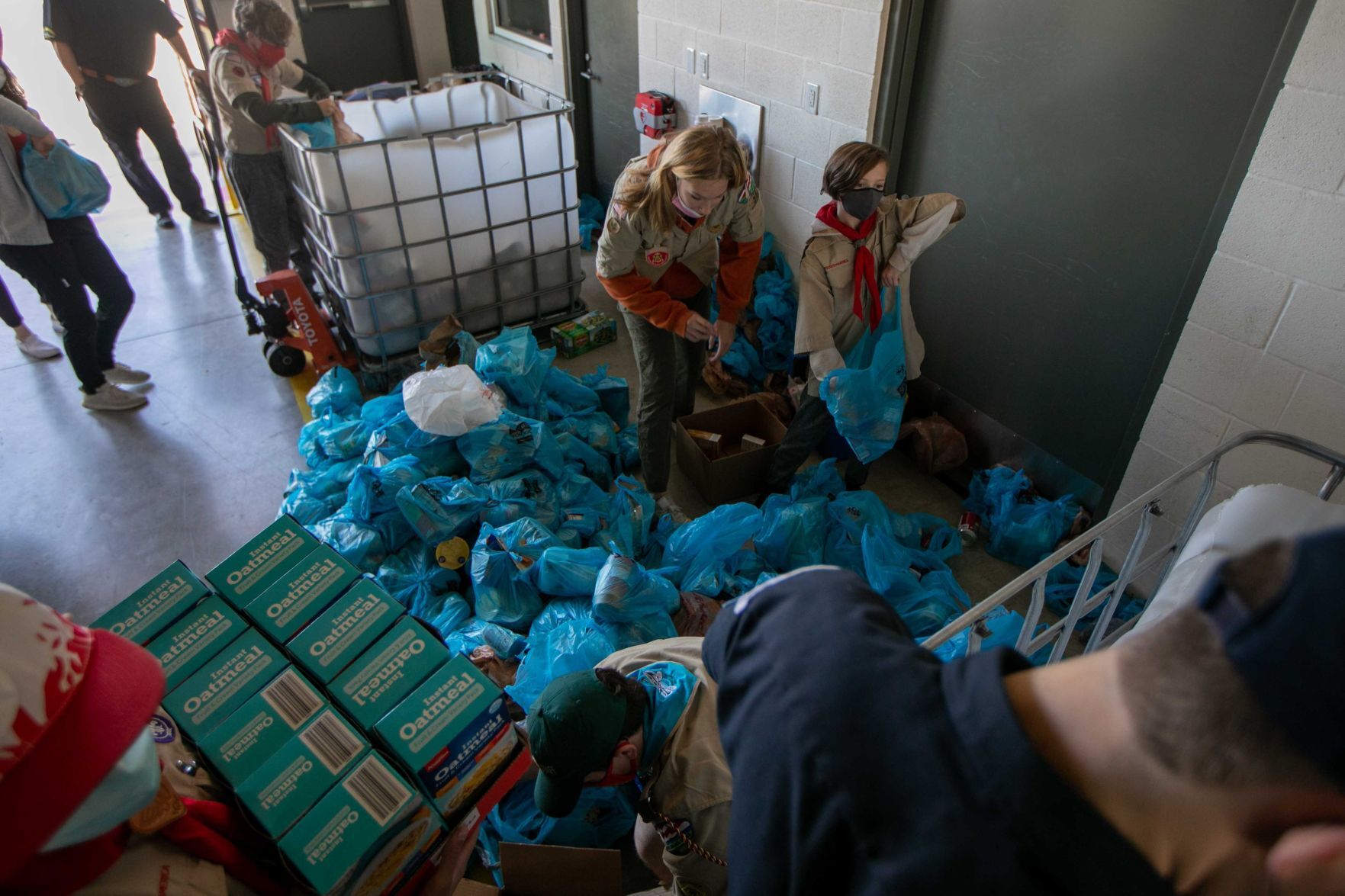 Troop 362 collects donations for 36th Annual Scouting for Food
